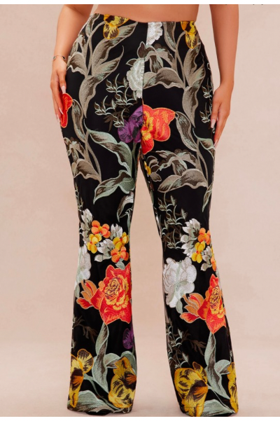Floral Embroidered Suit